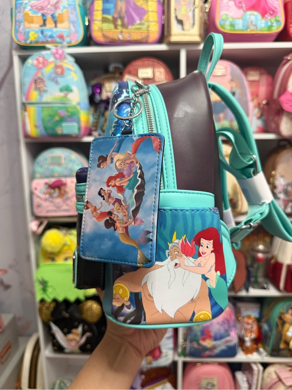 Little Mermaid Ariel and her sisters Cardholder Wallet - Disney Princess Design - Picture 4 of 4